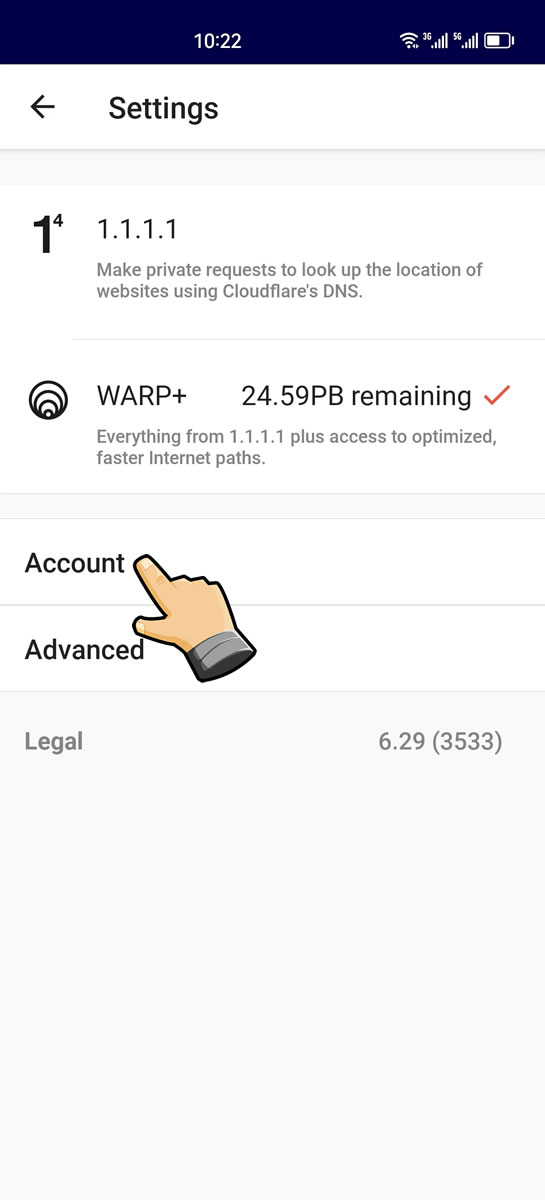 How to change key in CloudFlare WARP
