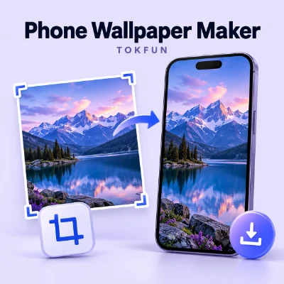 How to Make a Phone Wallpaper from a Photo with TokFun